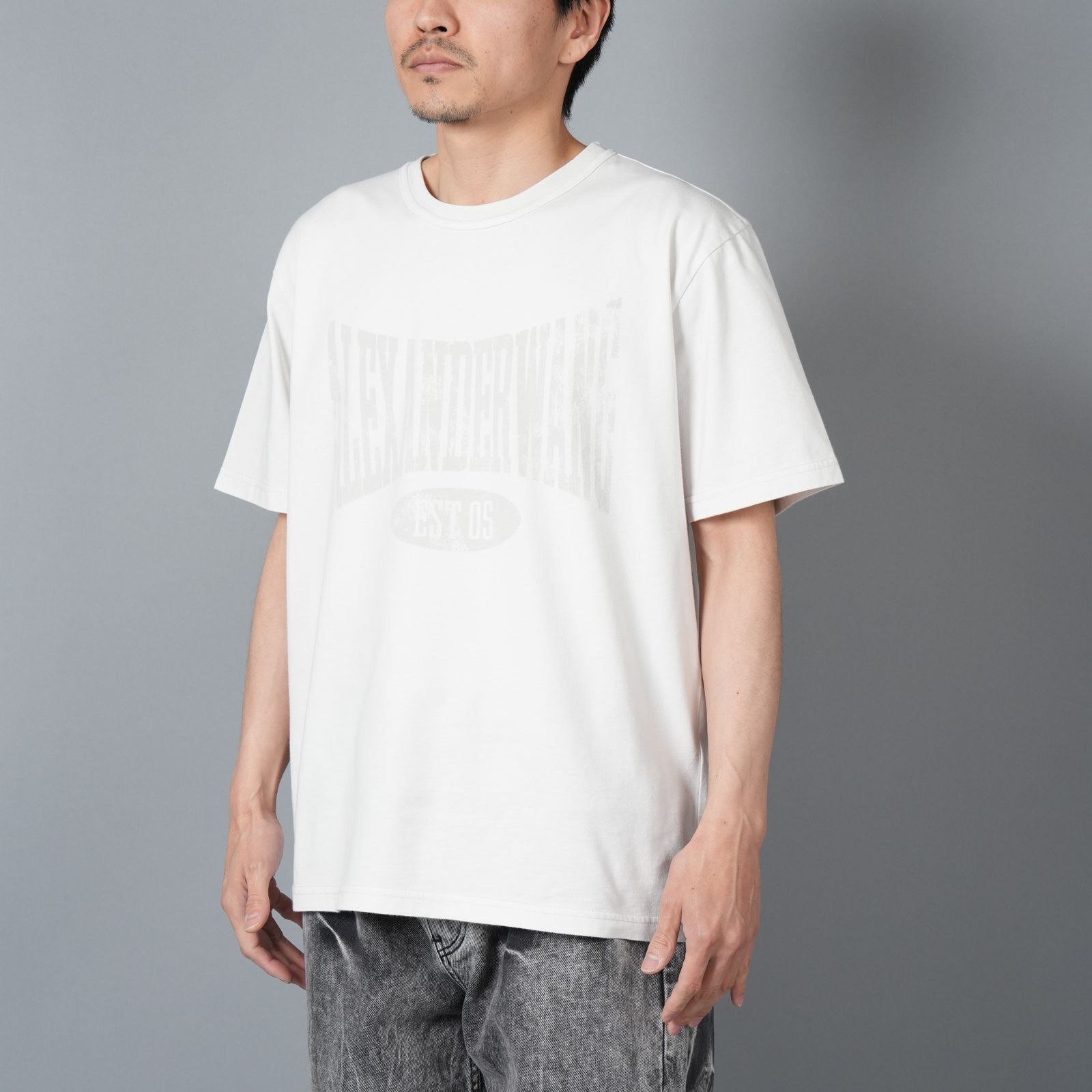 【残りわずか】GRAPHIC SHORT SLEEVE TEE / グラフィック ショートスリーブT   (ダーティーホワイト)
