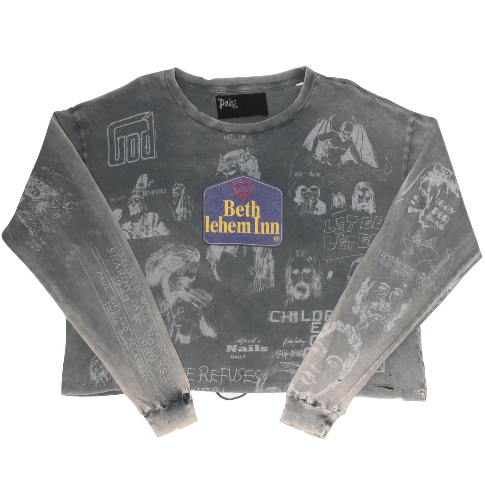 BETHLEHEM L/S TEE / ロンT・カットソー (ヴィンテージブラック)