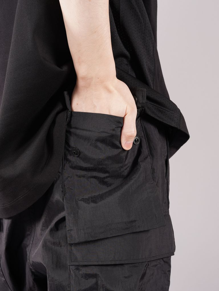 D-VEC - 【ラスト1点】 NYLON WASHER TROUSERS / カーゴパンツ / 8分丈 