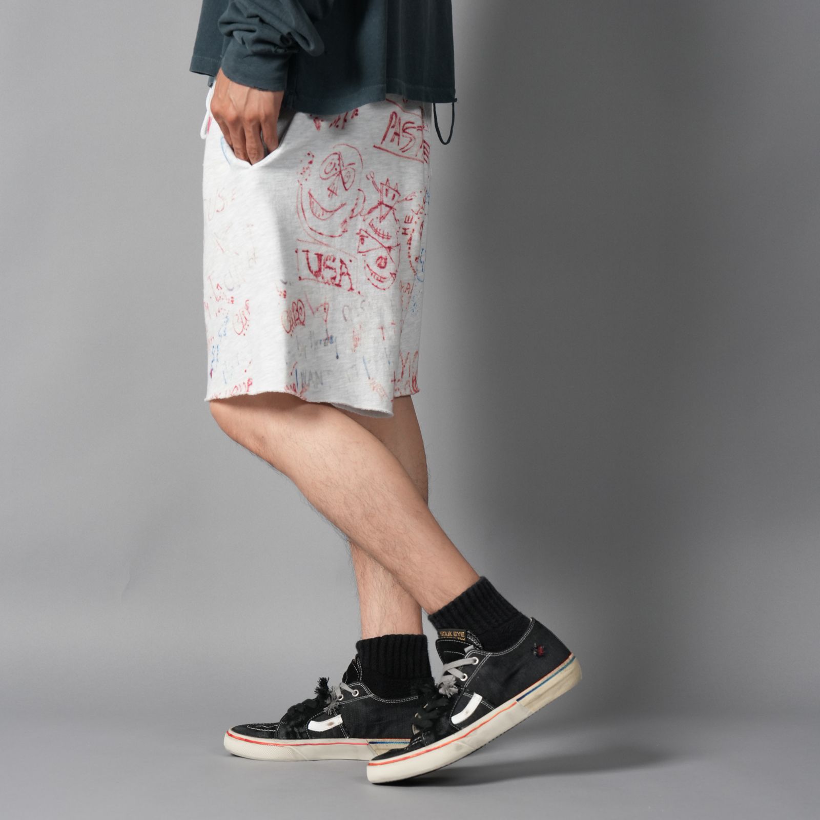 JOSHUA TREE SWEATSHORT / スウェットショーツ (グレー)
