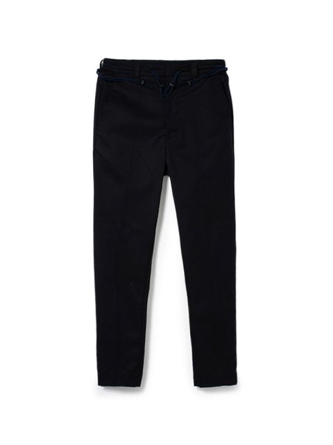 【ラスト1点】WATER REPELLENT WOOL STRETCH FLANNEL TAPERED SLACKS / スラックス (ネイビー)