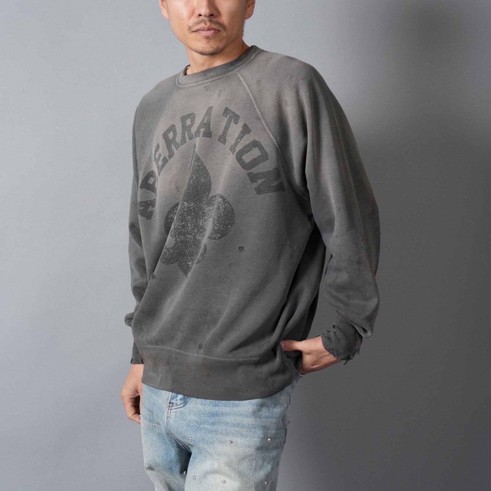 【残りわずか】SM-MK8-0000-054 / CREW NECK SWEAT / スウェット・トレーナー (ブラック)