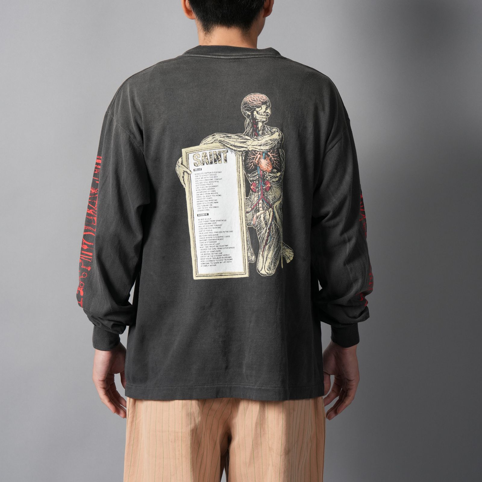 SM-MK8-0000-026 / LS T-SHIRT / HEAD / BLACK ロンT・カットソー (ブラック)