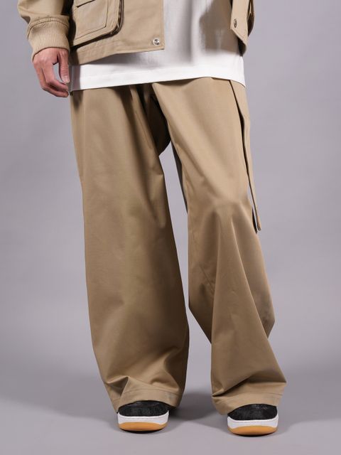 DICKIES BELTED BIG HEART PANTS / ディッキーズ  ベルテッド ビッグ ハート パンツ (ベージュ)