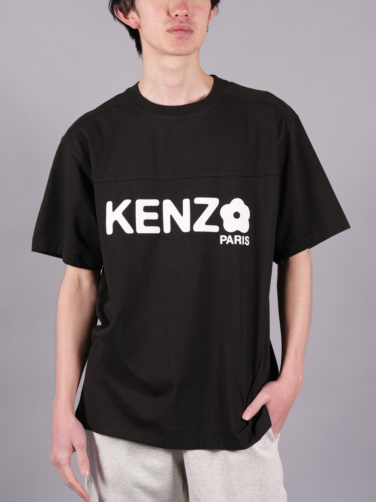 KENZO BOKE FLOWER 2.0 Tシャツ オーバーサイズ 黒 S-