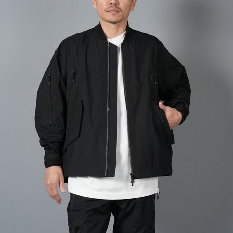 【ラスト1点】【限定】WINDSTOPPER BY GORE-TEX LABS 30DY/TR2 3L MA1 BLOUSON / ゴアテックス ラボ スリーレイヤー / ブロゾン [防水・防風] (ブラック)