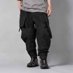 【ラスト1点】【限定】WINDSTOPPER BY GORE-TEX LABS 3L x POLARTEC  COAST GUARD TROUSERS / ゴアテックス ラボ スリーレイヤー / ナイロンパンツ [防水・防風] (ブラック)