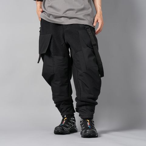 【ラスト1点】【限定】WINDSTOPPER BY GORE-TEX LABS 3L x POLARTEC  COAST GUARD TROUSERS / ゴアテックス ラボ スリーレイヤー / ナイロンパンツ [防水・防風] (ブラック)