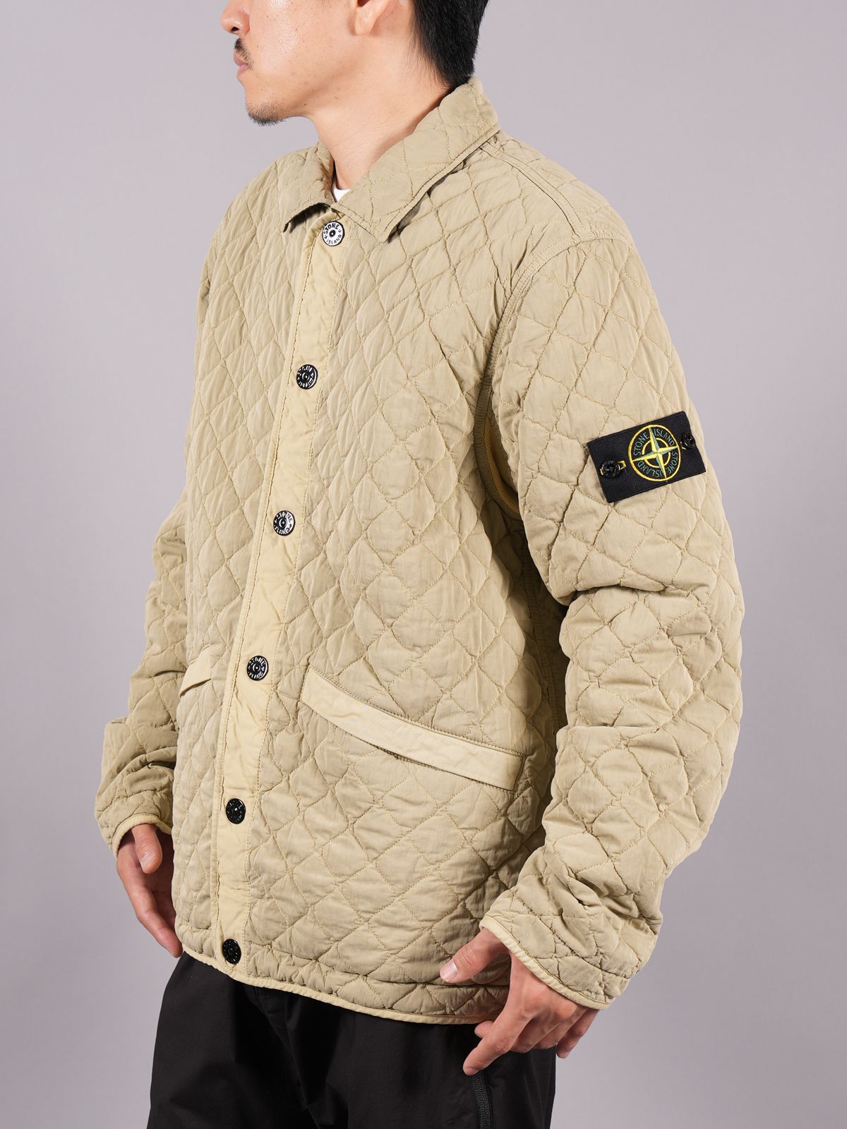 STONE ISLAND - Q0933 / 50 FILI QUILTED-TC / キルティングジャケット ...