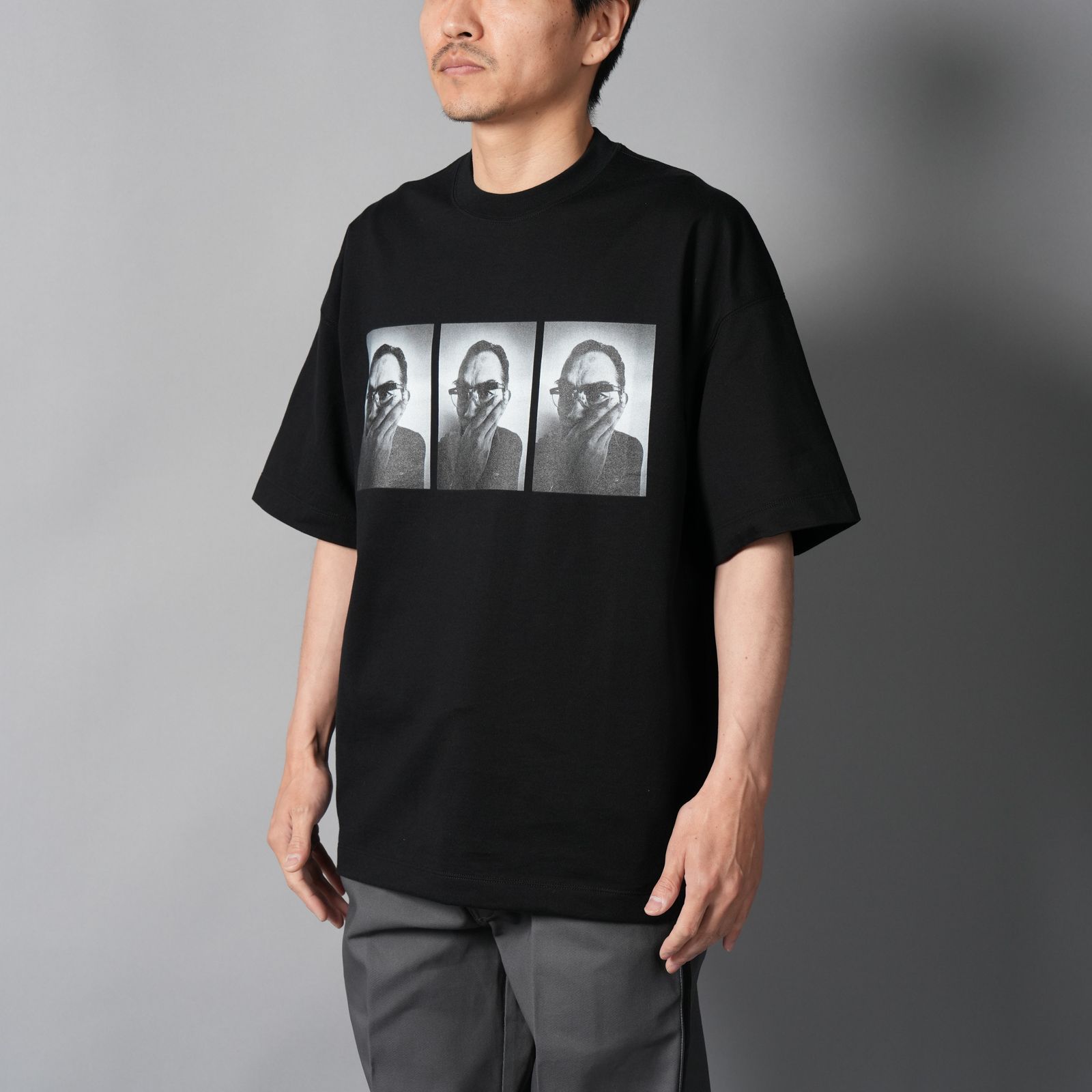 【YASUHIRO ISHIMOTO】T-SHIRT / Tシャツ(ブラック)