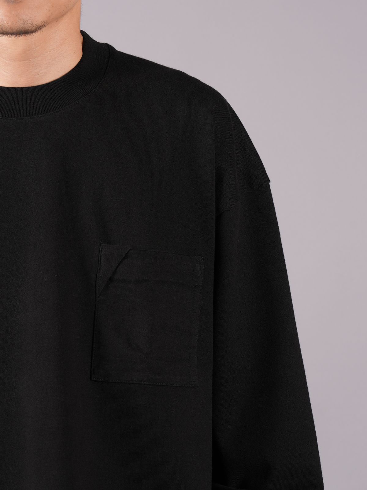 【ラスト1点】【定番アイテム】 BETA LONG SLEEVE T-SHIRT / ベータ ロングスリーブTシャツ / カットソー (ブラック)