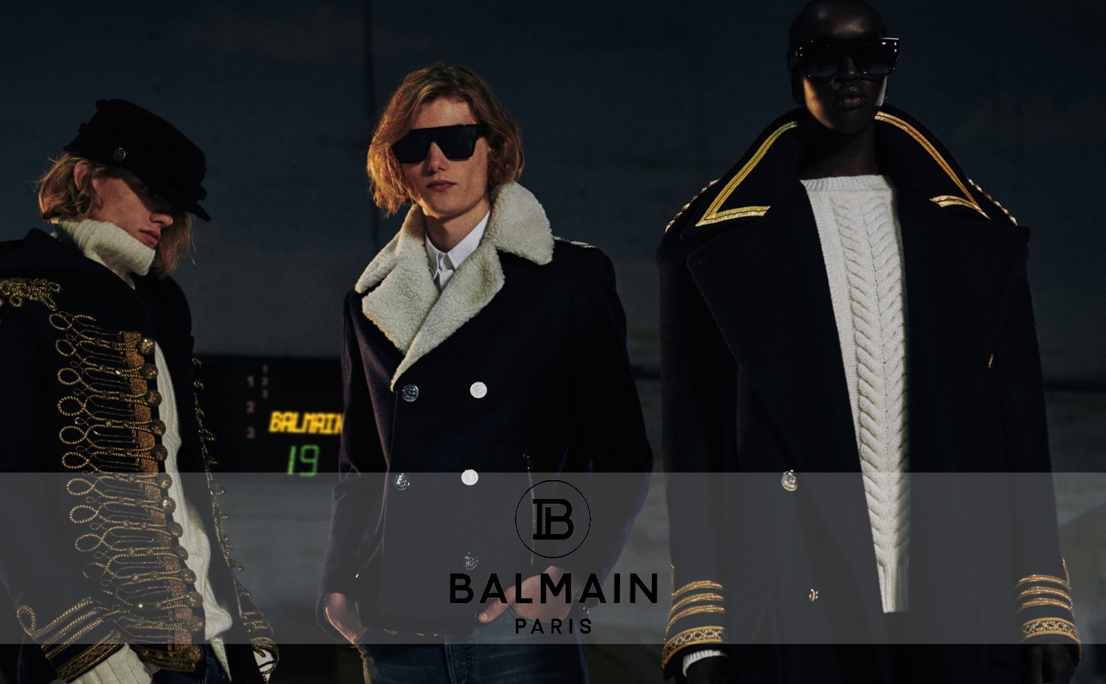 BALMAIN - 【ラスト1点】LONG COAT / ウール ロングコート / ホワイト 