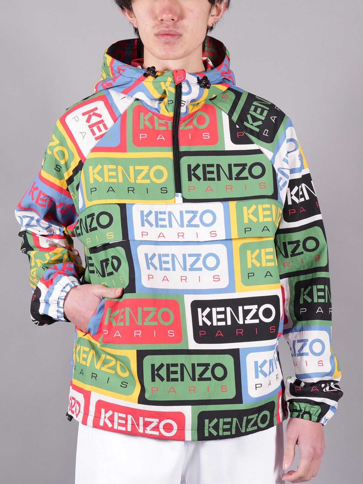 KENZO - Kenzo Label Packable Anorak / ケンゾー ラベル