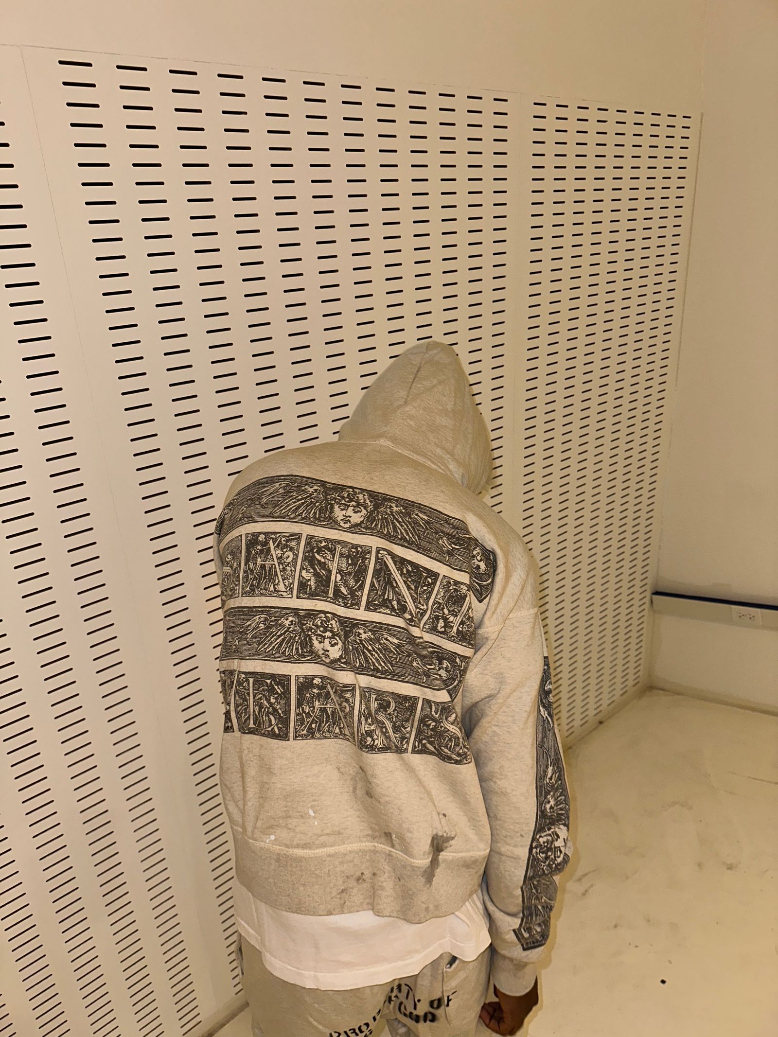 【ラスト1点】 SM-S23-0000-093 / DT_HOODIE / MURAL / GRAY / フーディー (グレー)