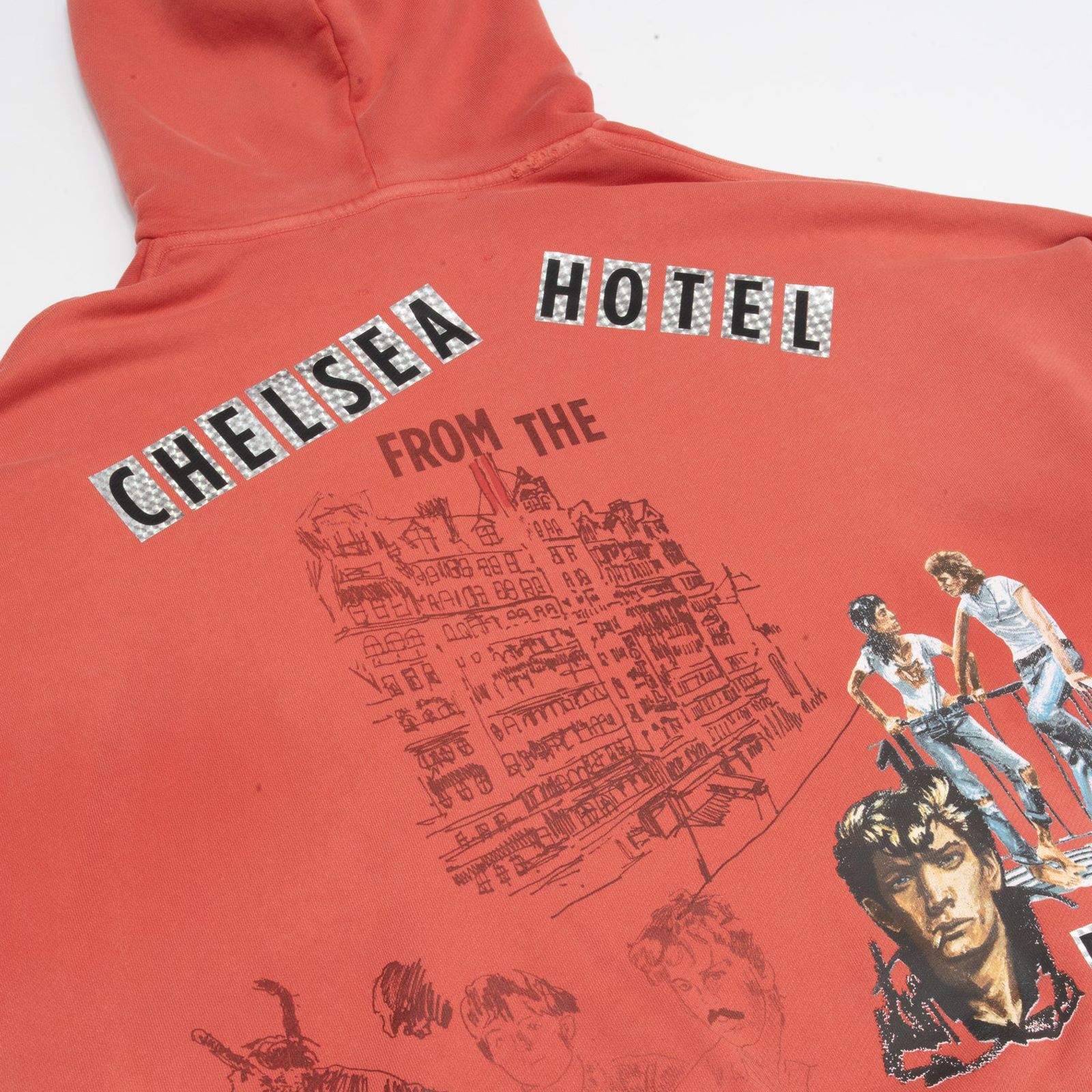 CHELSEA HOTEL HOODED SWEATSHIRT   / フーディー・パーカー (レッド)