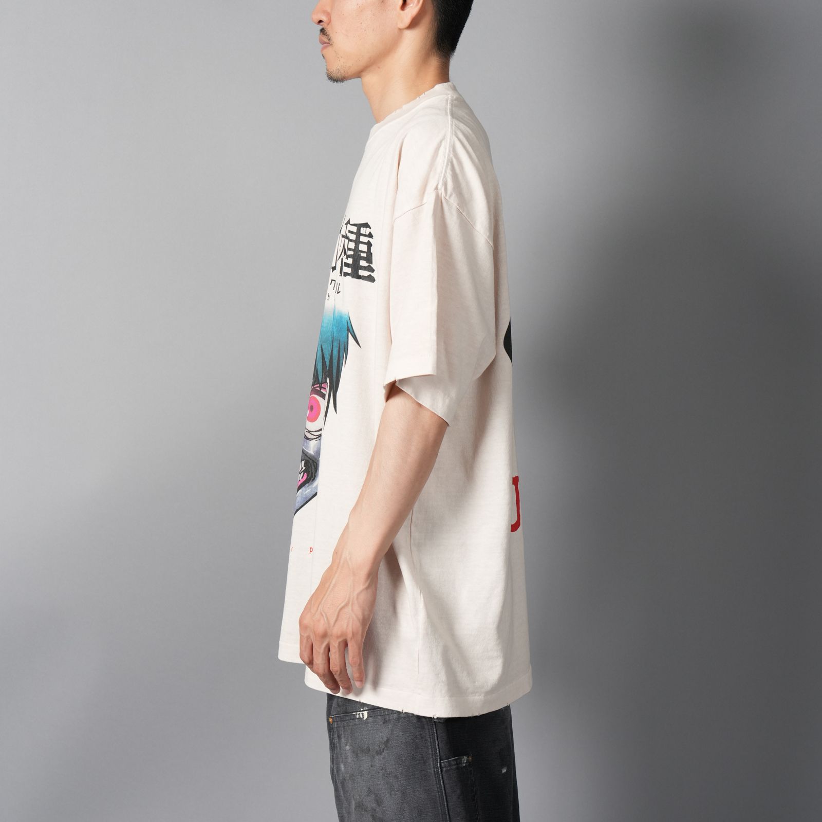 [東京喰種]  TTGM25SM001 / S/S T-Shirt  (KANEKI MASK)  / Tシャツ (ホワイト)