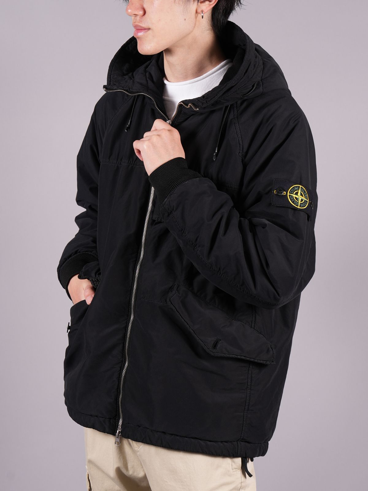 Stone island black ミリタリージャケット