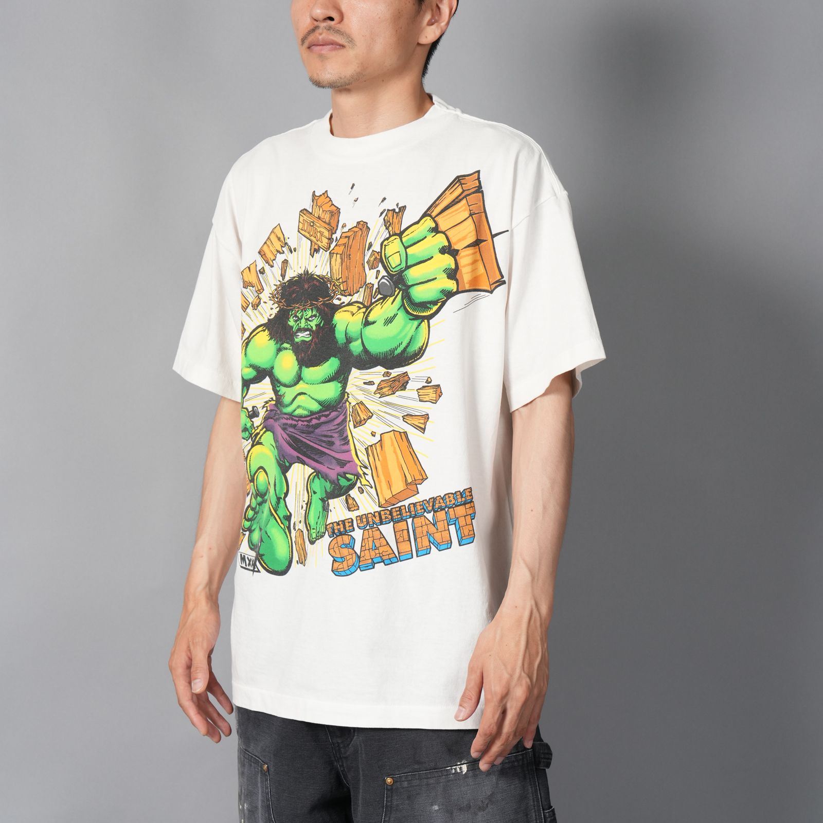 【残りわずか】SM-HR1-0000-024 / SS TEE / GRENMAN / WHITE / Tシャツ (ホワイト)
