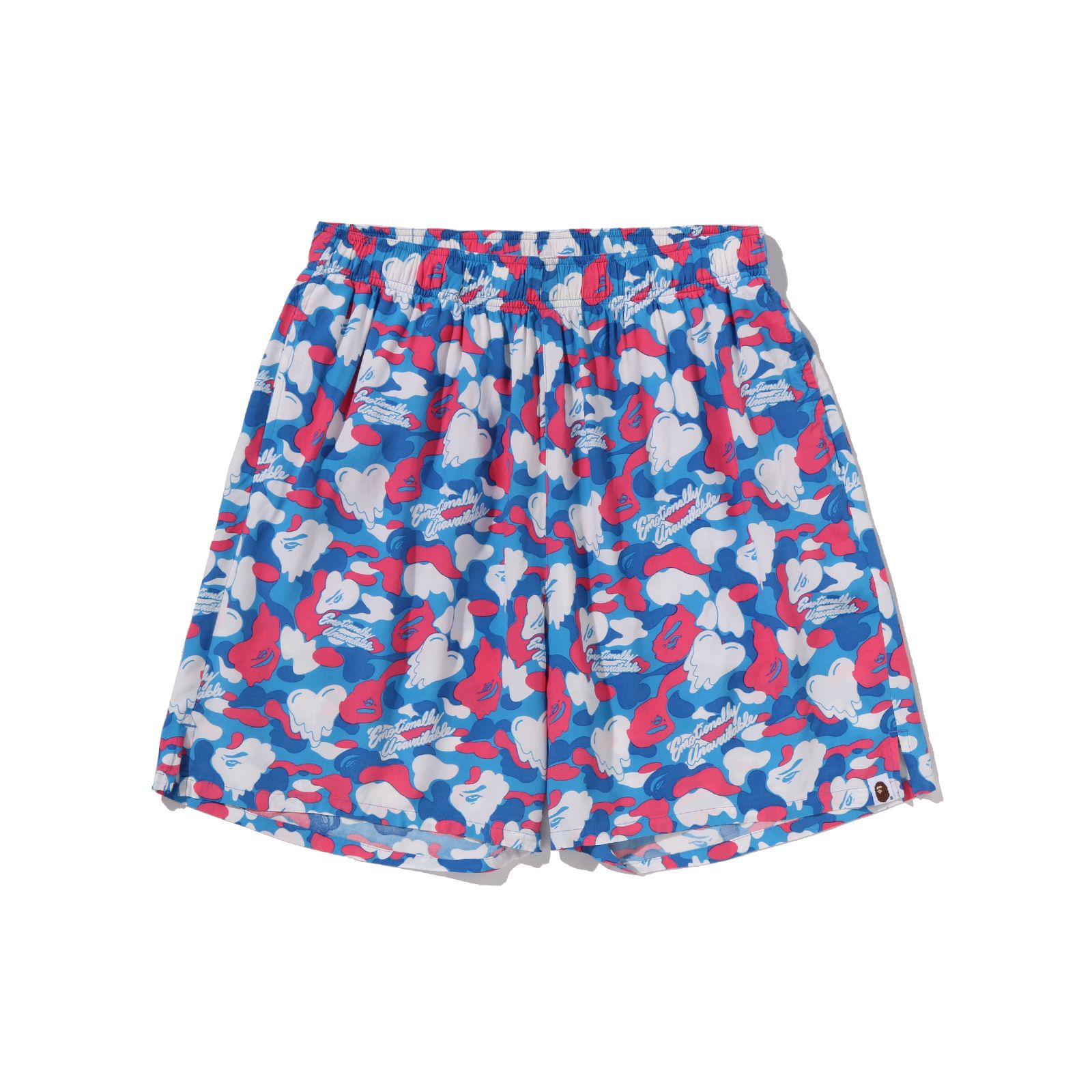 【コラボ】EU-MK8-0000-C06 / EU APE ALOHA SHORTS / BLUE / ショーツ (ブルー)