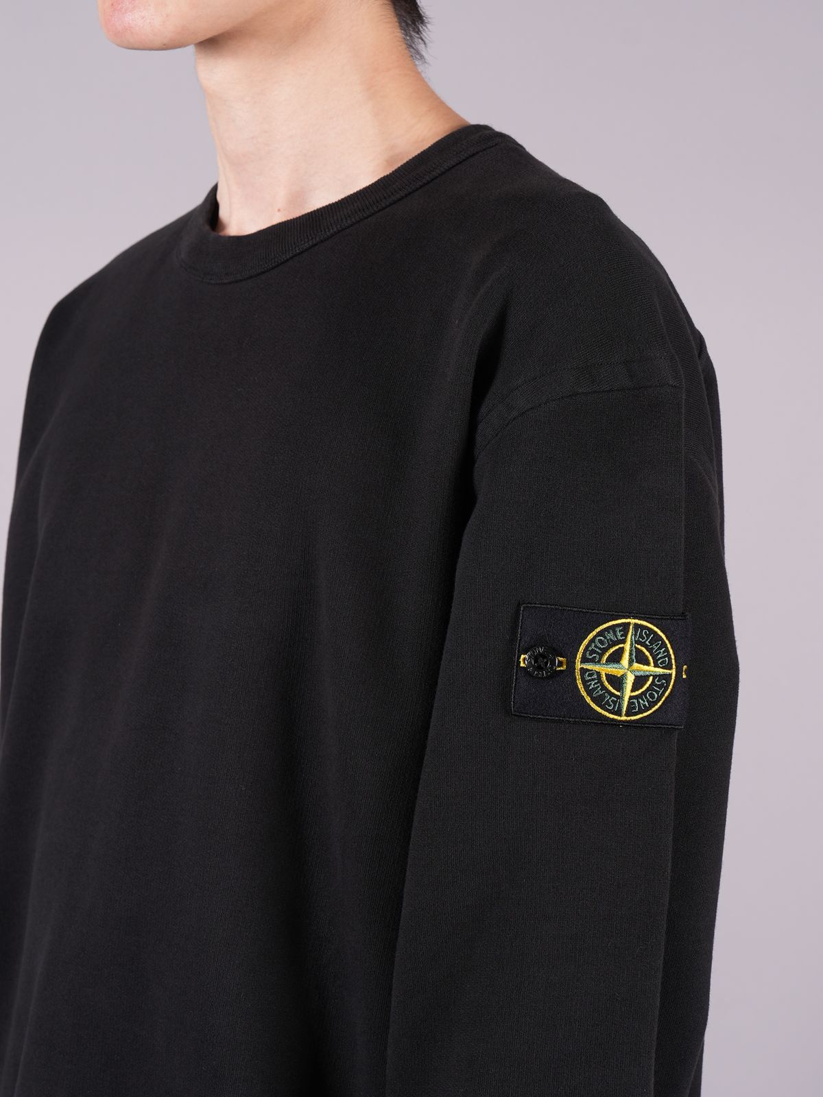 STONE ISLAND - 【ラスト1点】 BRUSHED COTTON FLEECE, GARMENT DYED