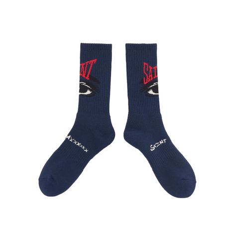 SM-MK1-0000-108 / SOCKS / EYE / NAVY / ソックス  (ネイビー)