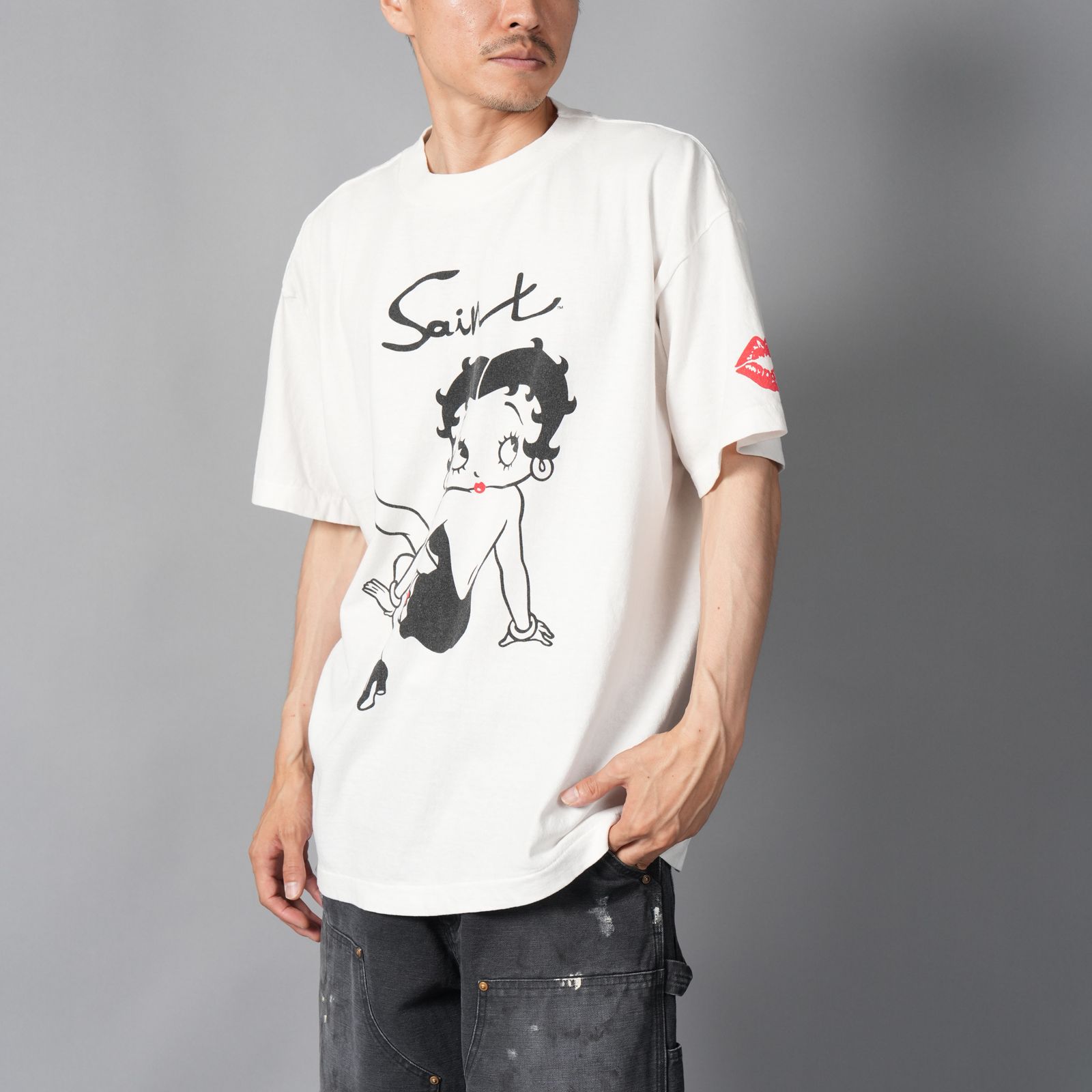 【コラボ】 SM-HR1-0000-C40 / BTY_SS TEE / BETTY / WHITE / Tシャツ (ホワイト)