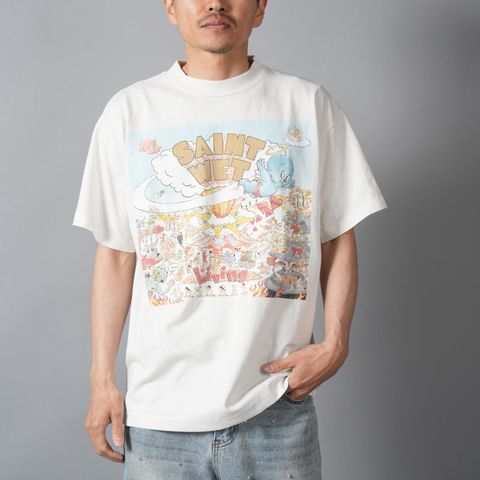 SM-MK8-0000-016 / SS T-SHIRT / SAINT WET / WHITE / Tシャツ (ホワイト)