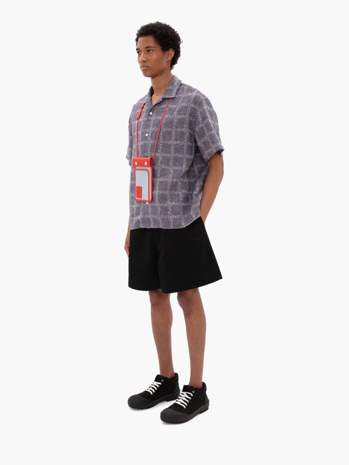 ラスト1点 / SHORT SLEEVE SHIRT / ショートスリーブシャツ (ネイビー)