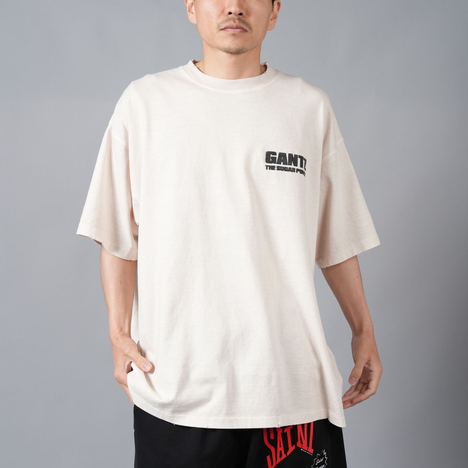 【ラスト1点】[GANTZ / ガンツ]  TGAM24SM004 / S/S TEE / Tシャツ (ホワイト)