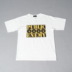 UM25AW-19 / PUBLIC ENEMY / パブリックエネミー / Tシャツ (ホワイト)