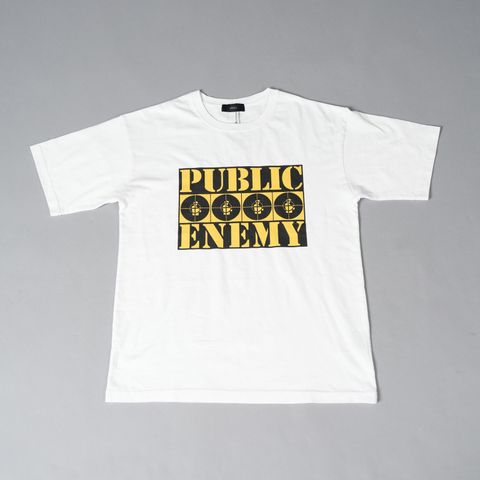 UM25AW-19 / PUBLIC ENEMY / パブリックエネミー / Tシャツ (ホワイト)
