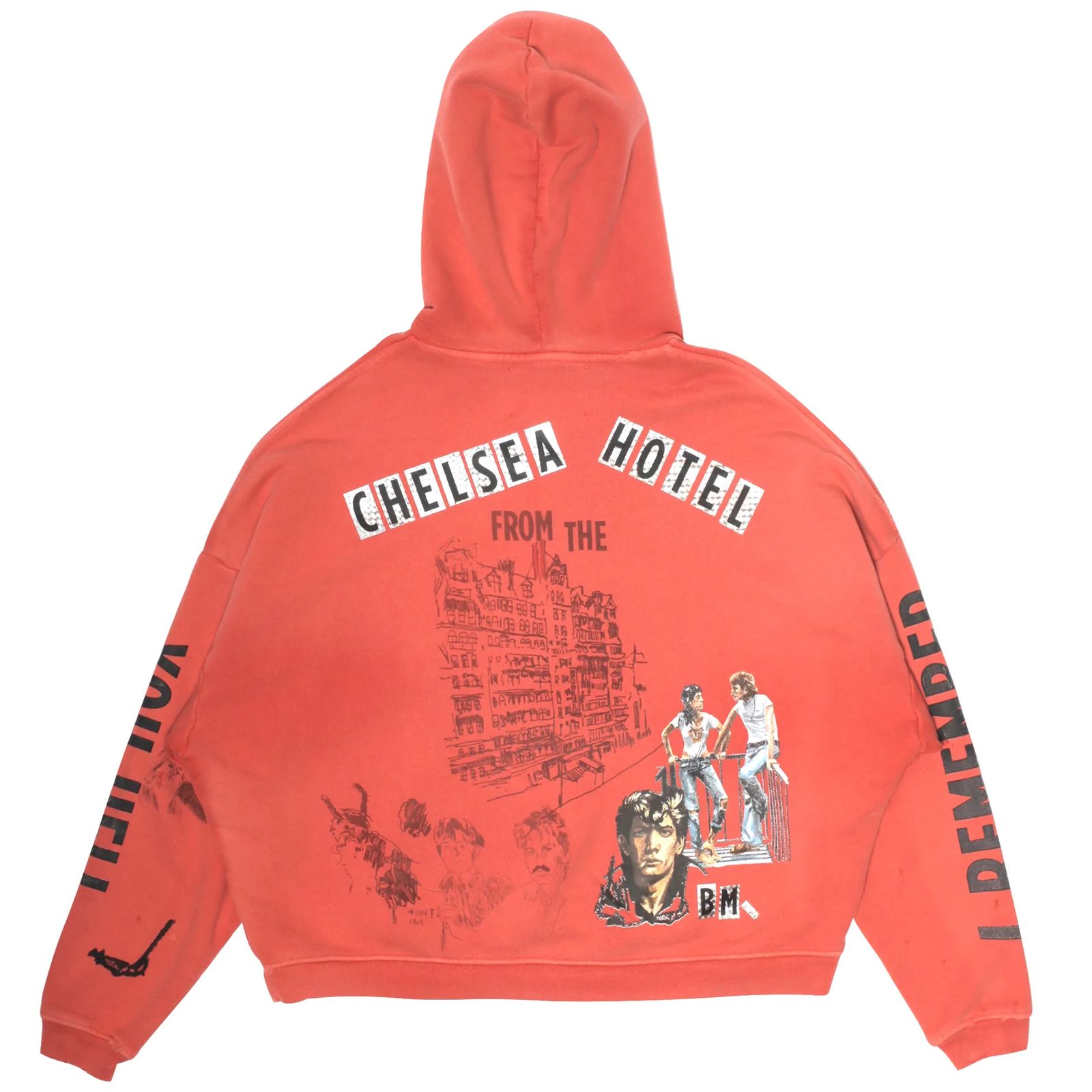 CHELSEA HOTEL HOODED SWEATSHIRT   / フーディー・パーカー (レッド)