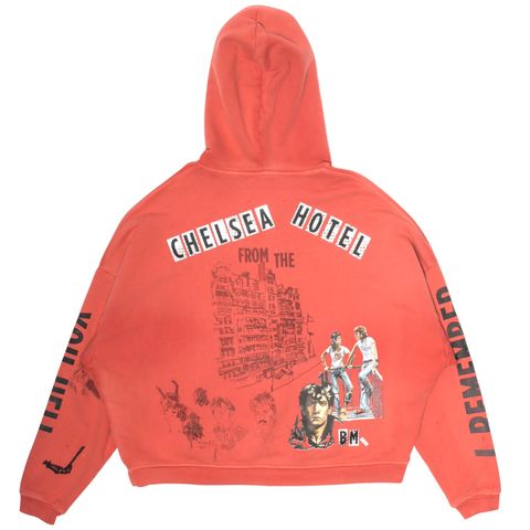 CHELSEA HOTEL HOODED SWEATSHIRT   / フーディー・パーカー (レッド)