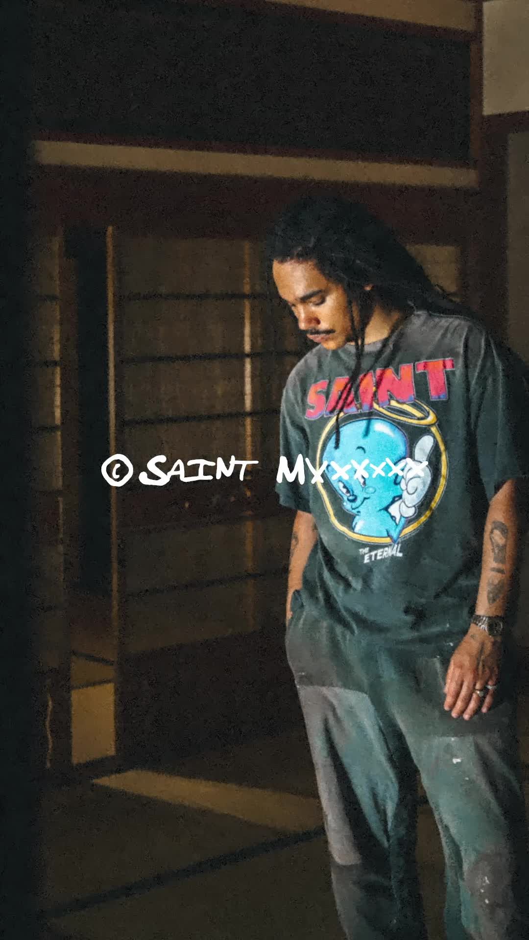 SAINT MICHAEL セントマイケル 長袖Tシャツ