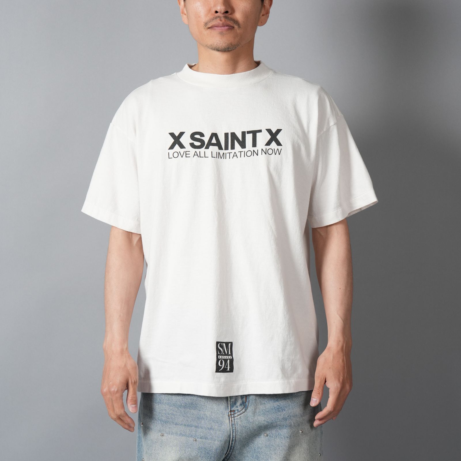 【残りわずか】SM-MK8-0000-011 / SS T-SHIRT / X SAINT X / WHITE / Tシャツ (ホワイト)