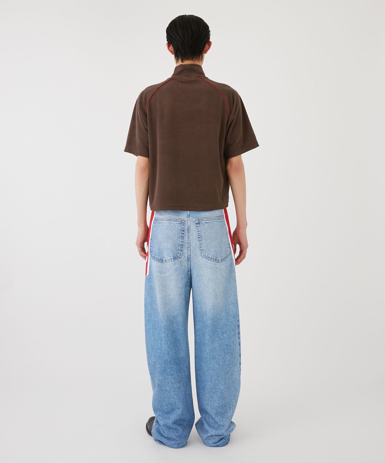 TRANS DENIM SWEAT TROUSER / トランス デニム スウェット トラウザー (インディゴ)