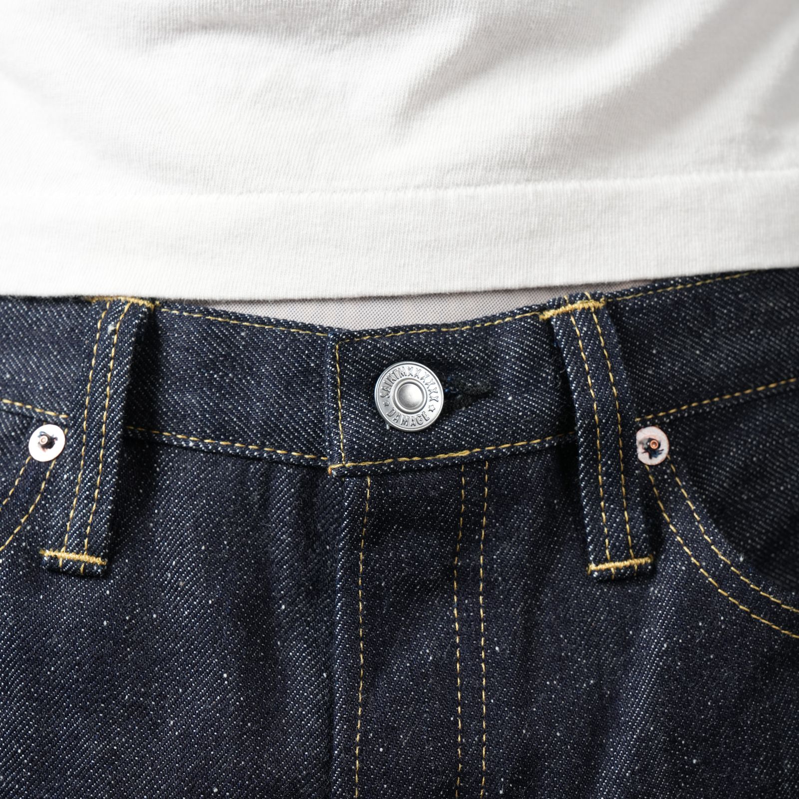 【残りわずか】【コラボ】SM-MK8-0000-C46 / BBJ_DENIM PANTS / REGID / BLUE / ベルベルジン デニムパンツ (リジッド)(ブルー)