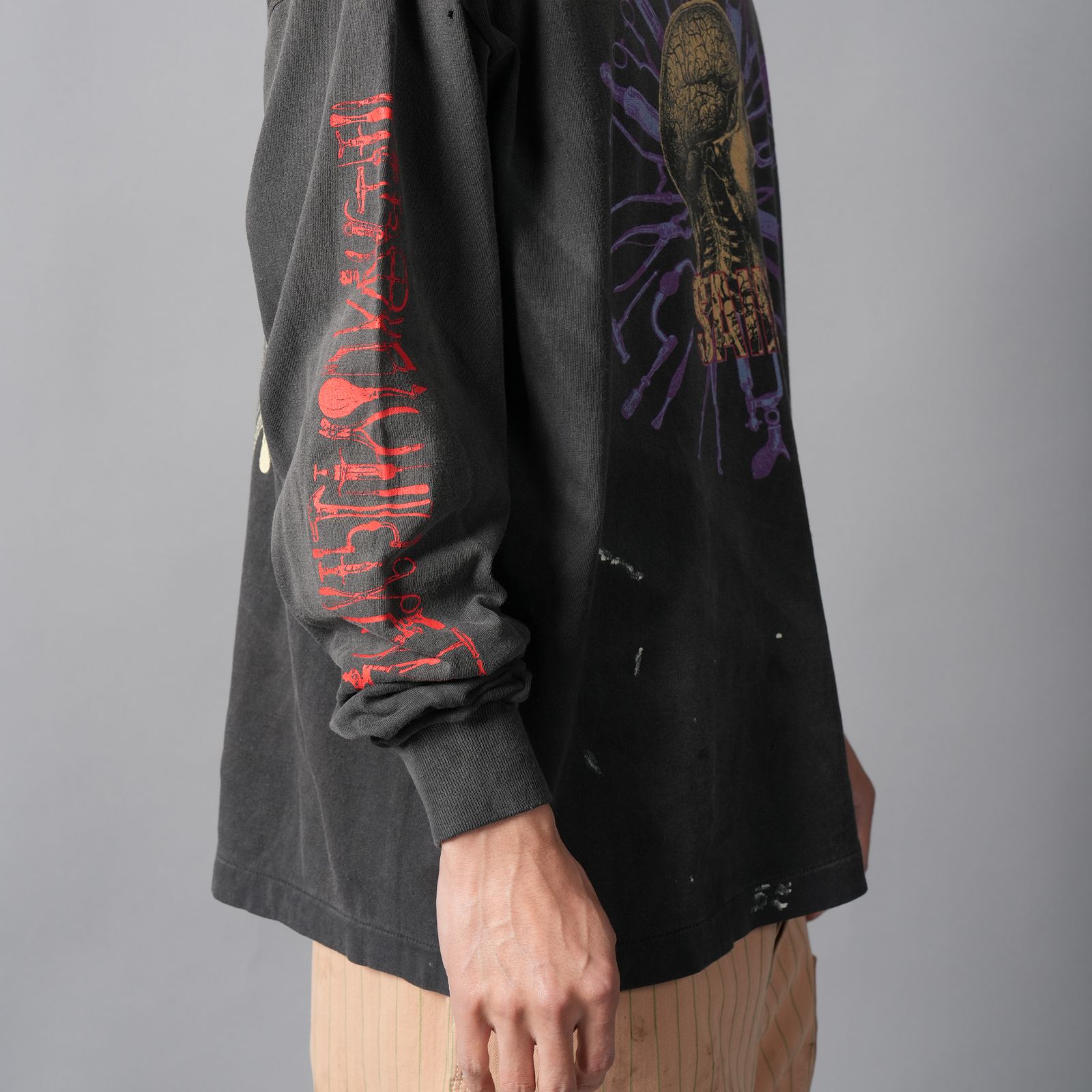 SM-MK8-0000-026 / LS T-SHIRT / HEAD / BLACK ロンT・カットソー (ブラック)