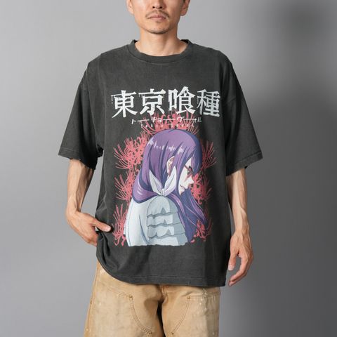 【残りわずか】[東京喰種]  TTGM25SM007 / S/S T-Shirt  (LIZE)  / Tシャツ (ブラック)