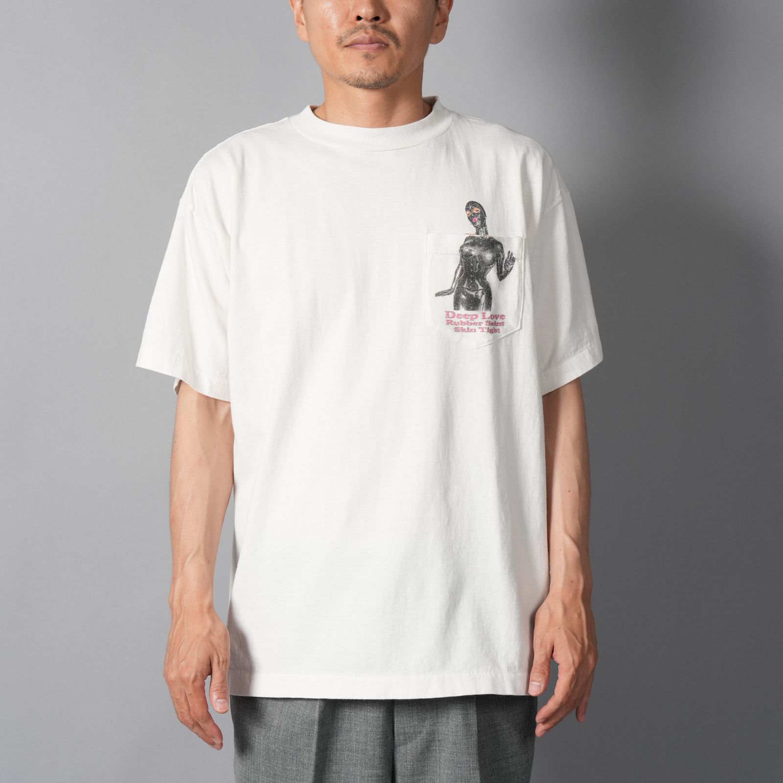 【残りわずか】SM-MK1-0000-013 / SS T-SHIRT / POCKET / WHITE / Tシャツ (ホワイト)