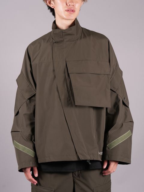 GORE-TEX INFINIUM 2L SHIRT JACKET / ゴアテックス インフィニアム ツーレイヤー シャツジャケット (カーキ)