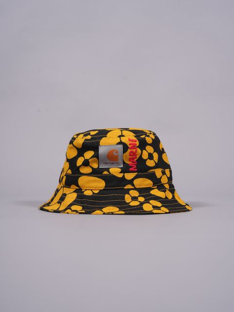 【残りわずか】 MARNI X CARHARTT WIP - YELLOW BUCKET HAT / バケットハット   (サンフラワー)