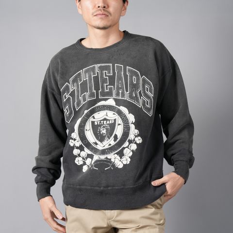 【ラスト1点】[2月23日(金)10時発売!!] [限定] SM-YS8-0000-C02 / DT_CRW SWEAT / ST.TEARS / クルーネックスウェット (ブラック)