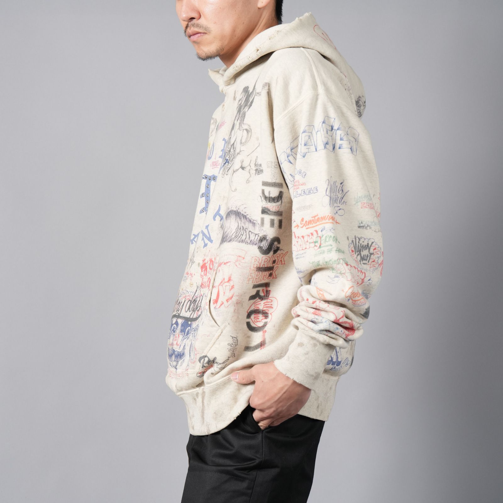 [2月23日(金)10時発売!!] [限定] SM-YS8-0000-C11 / BR_HOODIE / LA / GRAY / フーディー・パーカー (グレー)