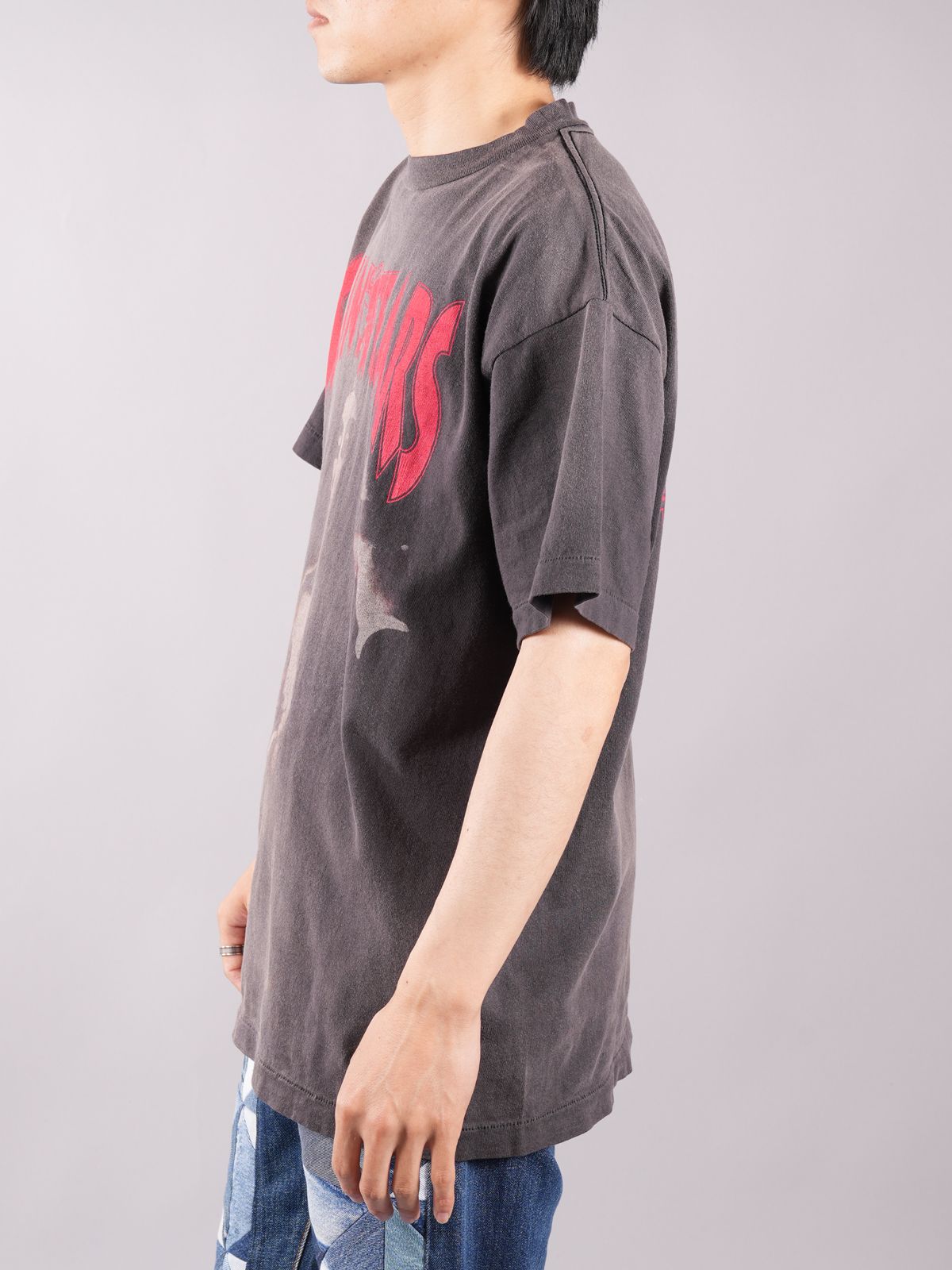 SAINT M×××××× - ラスト1点 / SM-S22-0000-064/SS TEE/ FACES