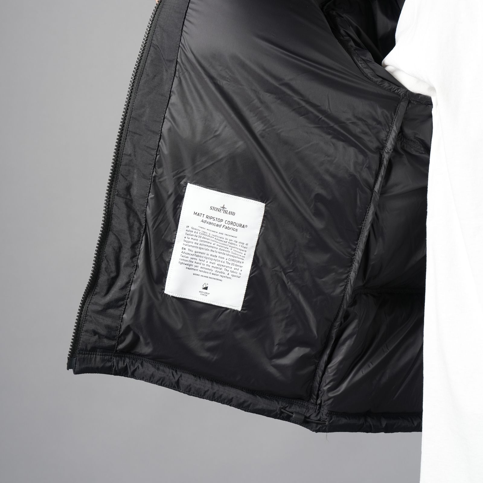 4100013 / MATT RIPSTOP CORDURA ADVANCED FABRICS / ダウンジャケット [コーデュラ](ブラック)