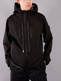 ラスト1点 / TWIN ZIP SHELL / ツィール ジップシェル マウンテンパーカ GORE-TEX (ブラック)