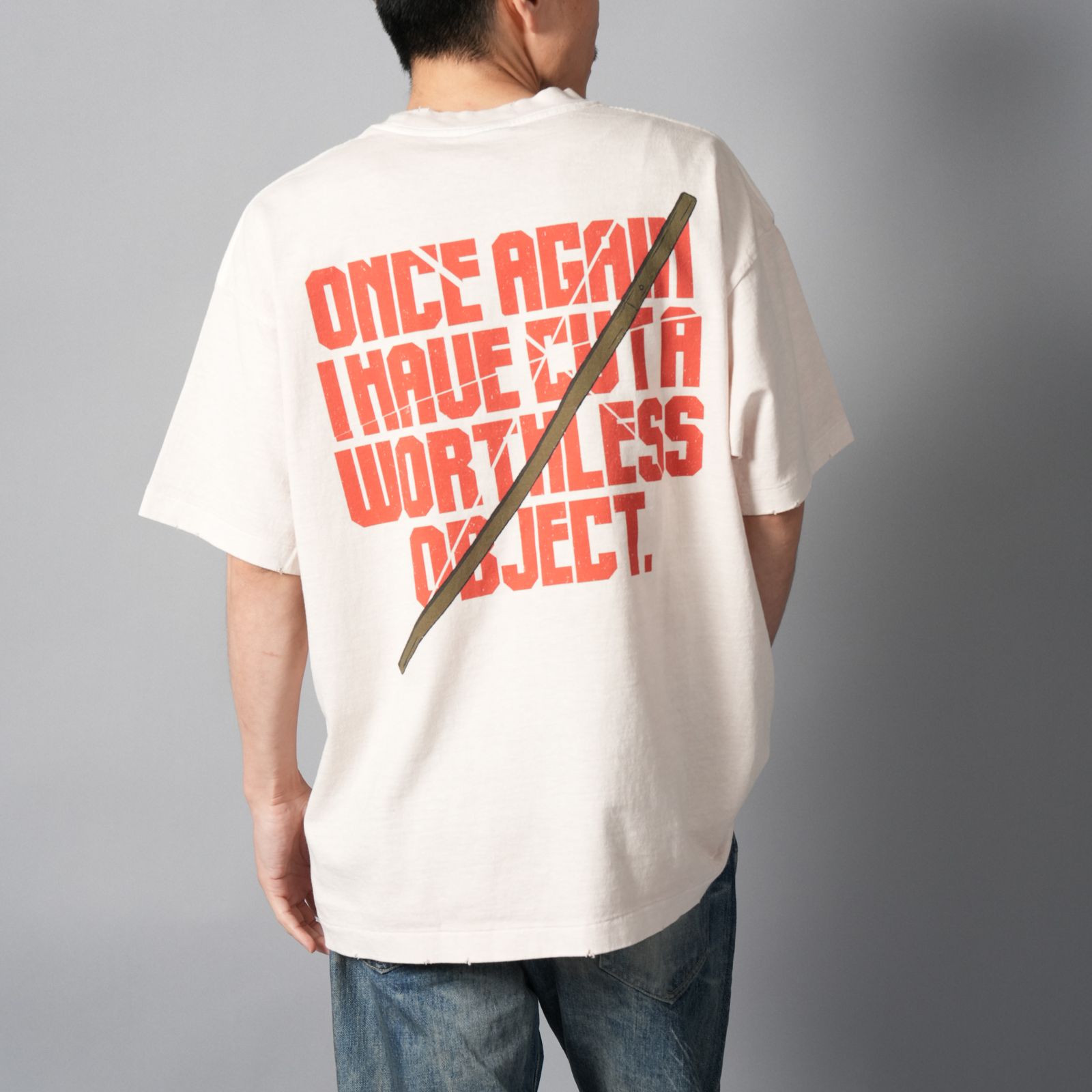 [LUPIN THE IIIRD]  S/S T-Shirt  (GOEMON)  / Tシャツ (ホワイト)
