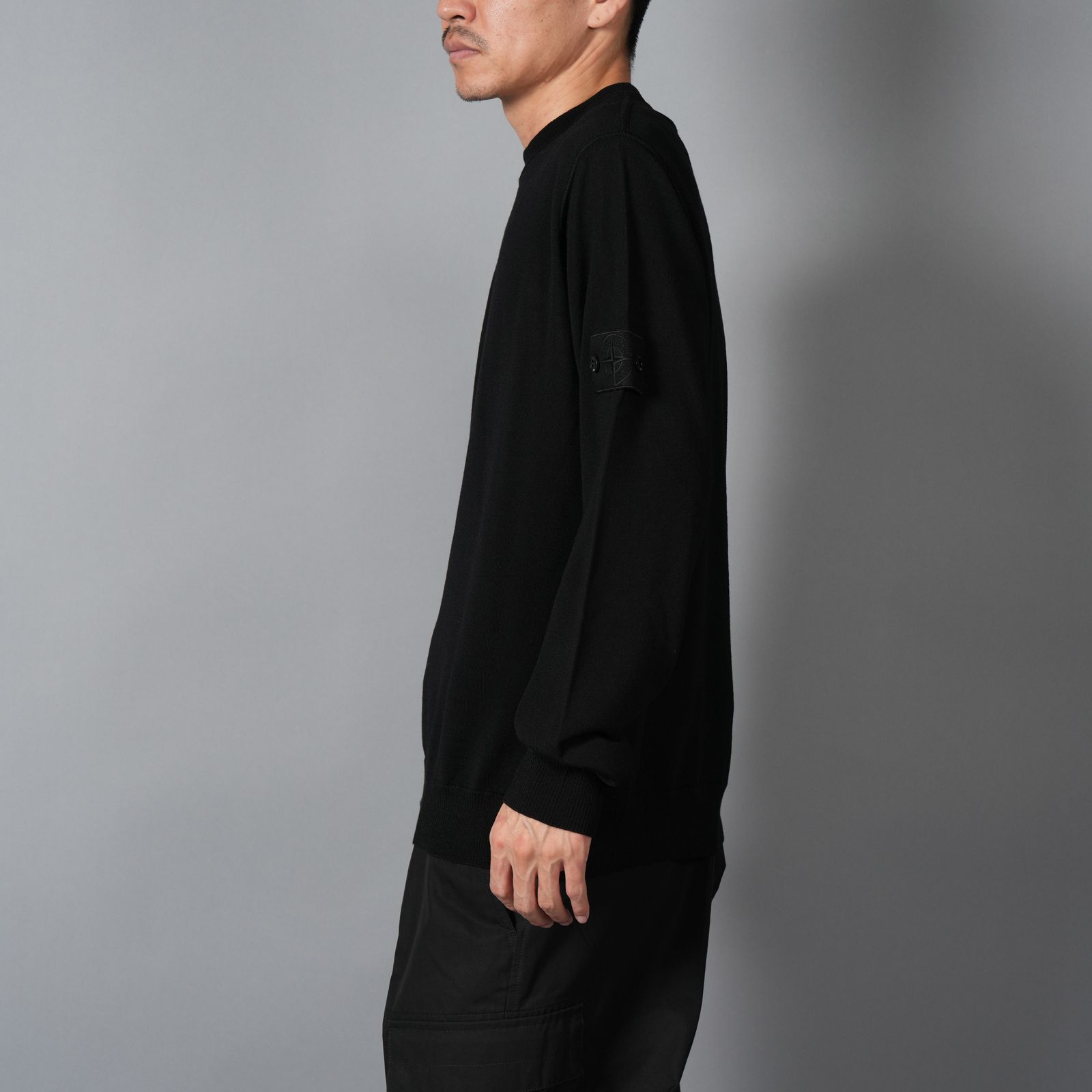 5100074 / KNIT SWEATER / ニットセーター (ブラック)