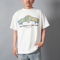 【ラスト1点】SM-MK8-0000-015 / SS T-SHIRT / SAINT WORLD / WHITE / Tシャツ (ホワイト)